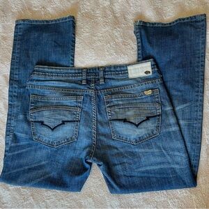 Buffalo David Bitton Blue Denim Jeans Size 34”